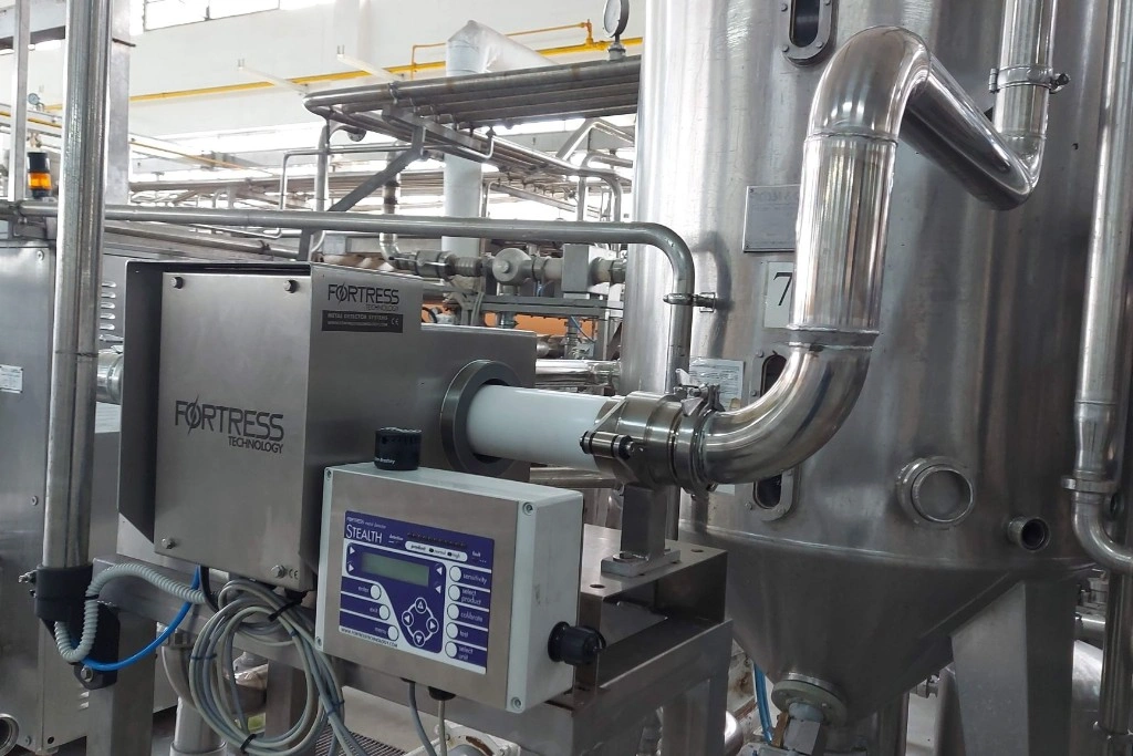 Detección de metales en productos líquidos y pastosos